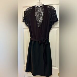DVF Elizabeth Lace Wrap Dress